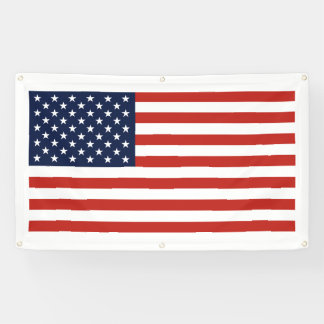 Grote Amerikaanse vlaggenbanner van hoge kwaliteit Spandoek