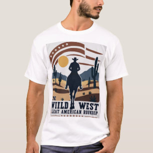 Grote Amerikaanse West International Roundup T-shirt