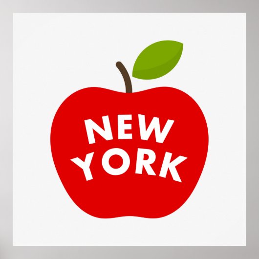 Grote appel, New York Poster (Voorkant)