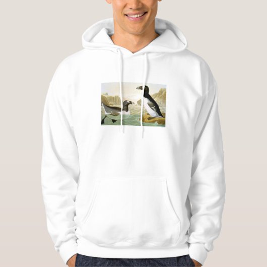 Grote Auk (Alca Impennis) Hoodie (Voorkant)