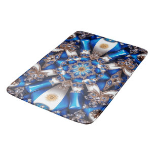Grote badmat met Argentijnse kleuren