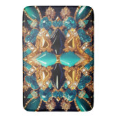 Grote badmat met Bahama's Kleuren (Voorkant Verticaal)