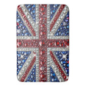 Grote badmat met Britse kleuren (Voorkant Verticaal)