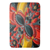 Grote badmat met Duitsland Kleuren (Voorkant Verticaal)