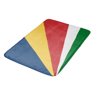 Grote badmat met Seychellen kleuren