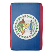 Grote badmat met vlag van Belize (Voorkant Verticaal)
