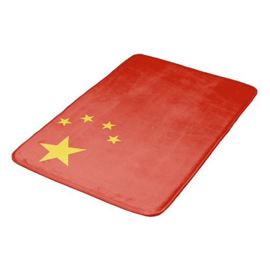 Grote badmat met vlag van China (Gekanteld)