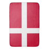 Grote badmat met vlag van Denemarken (Voorkant Verticaal)