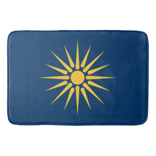 Grote badmat met vlag van Macedonië, Griekenland