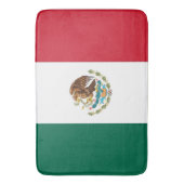 Grote badmat met vlag van Mexico (Voorkant Verticaal)
