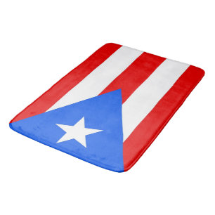 Grote badmat met vlag van Puerto Rico, Verenigde S