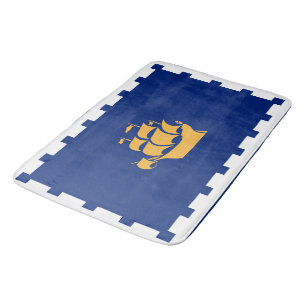 Grote badmat met vlag van Quebec City