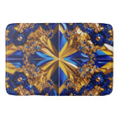 Grote badmat met Zweden Kleuren (Voorkant)