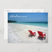 grote bahamaszetels briefkaart (Voorkant / Achterkant)