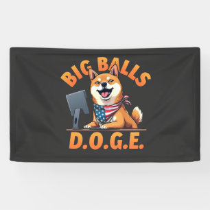 Grote Ballen Doge Departement voor Overheidseffici Spandoek