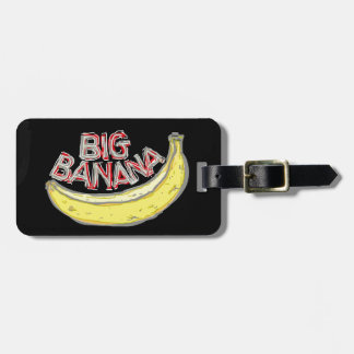 Grote banaan. bagagelabel