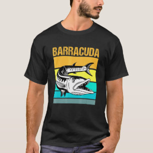 Grote Barracuda Cuda Vissen Wilde Natuur Zoutwater T-shirt