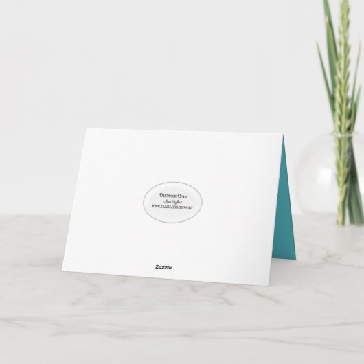 Grote Barrier Reef Waterverf Verjaardag Kaart (Achterkant)