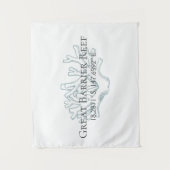 Grote barrière-rif Latitude-lengte Wandkleed (Voorkant)