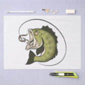 Grote Bas Mond Tissuepapier (Craft)