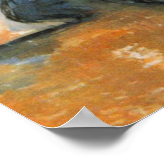 Grote Bathers 2 van Paul Cezanne Poster (Hoek)