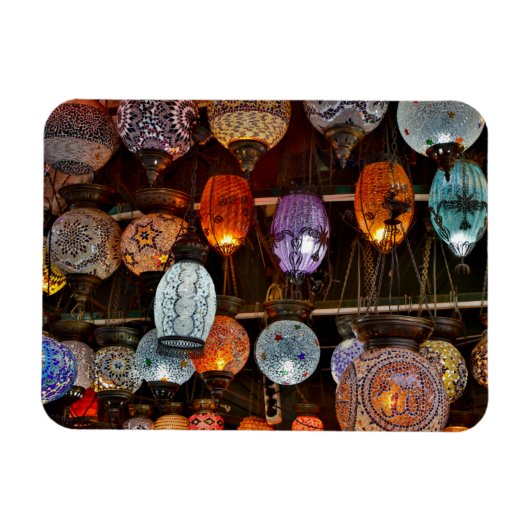 Grote Bazaar in Istanbul, Turkey Magneet (Horizontaal)