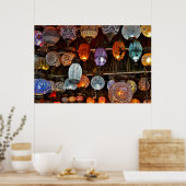 Grote Bazaar in Istanbul, Turkey Poster (Keuken)