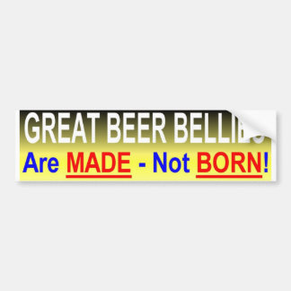 GROTE BEER BELLIES BUMPERSTICKER