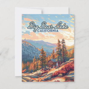 Grote Beer Lake Californië San Bernardino Kaart