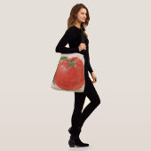 grote BIG juicy tomato Crossbody Tas (Op model)