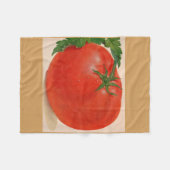 grote BIG juicy tomato Fleece Deken (Voorkant (Horizontaal))