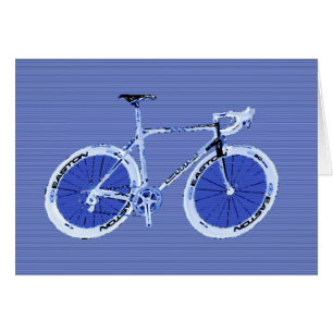 grote blauwe fiets