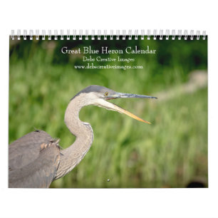 Grote blauwe reiger 2026 kalender