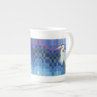 Grote Blauwe Reiger Bargello Porselein Kop