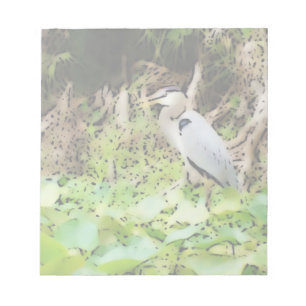 Grote Blauwe Reiger Notitieblok
