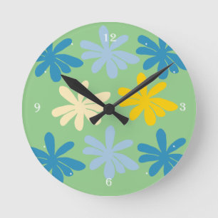 Grote Bloemen  Ronde Klok