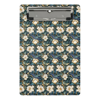 Grote bloemen William Morris geïnspireerd Mini Klembord