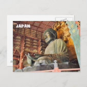 Grote Boeddha van het Briefkaart Nara (Voorkant / Achterkant)
