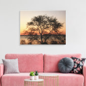 Grote boom canvas afdruk (Insitu (Woonkamer))