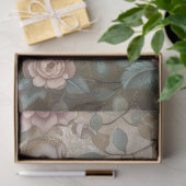 Grote Bos Bloemen & Uilen Decoupage Tissuepapier (Geschenk)