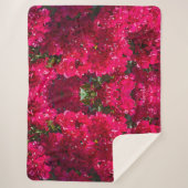 Grote Bougainvillea Sherpa Blanket Deken (Voorkant)