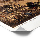  Grote Brand in Londen Poster (Hoek)