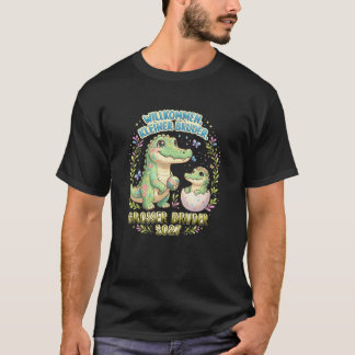 Grote Broer 2027 Krokodil Broer/Zus Shirt