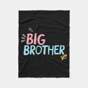 Grote Broer Baby Broer Jongen Zwangerschap Dag Van Fleece Deken