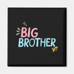 Grote Broer Baby Broer Jongen Zwangerschap Dag Van Magneet