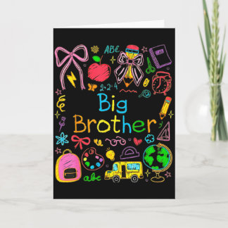 Grote Broer Baby Broer Jongen Zwangerschap Docente Kaart