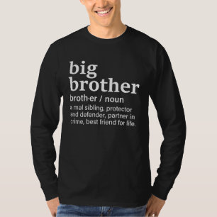 Grote Broer Definitie Grote Broer Aankondiging Bi T-shirt