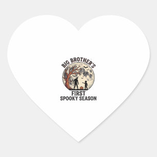 Grote Broer Halloween Eerste Griezelige Seizoen Vi Hart Sticker