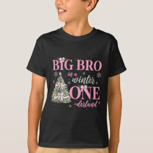 Grote Broer In Een Winter Onederland Verjaardagsme T-shirt