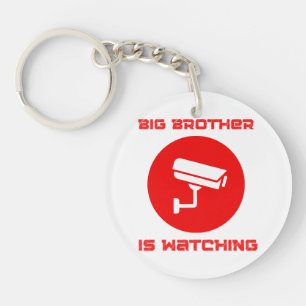 Grote Broer kijkt mee 1984 ingsoc Sleutelhanger